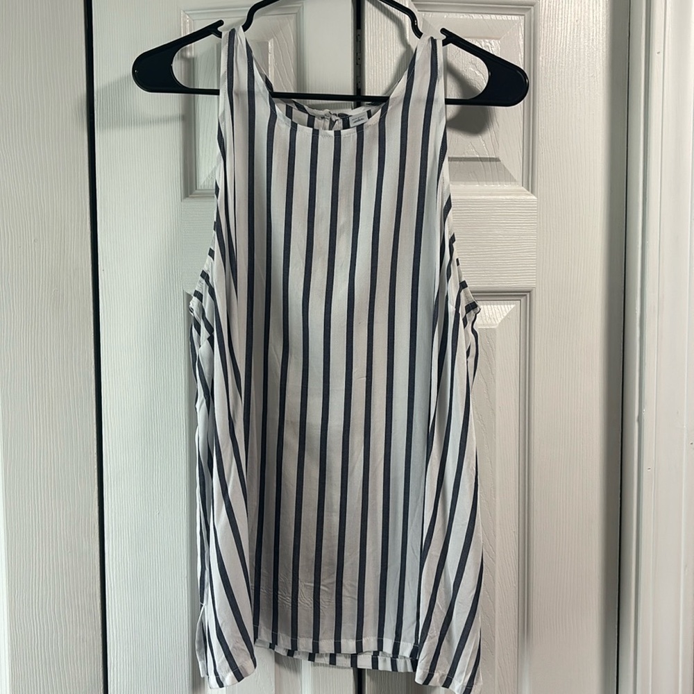 Old Navy striped sleeveless blouse